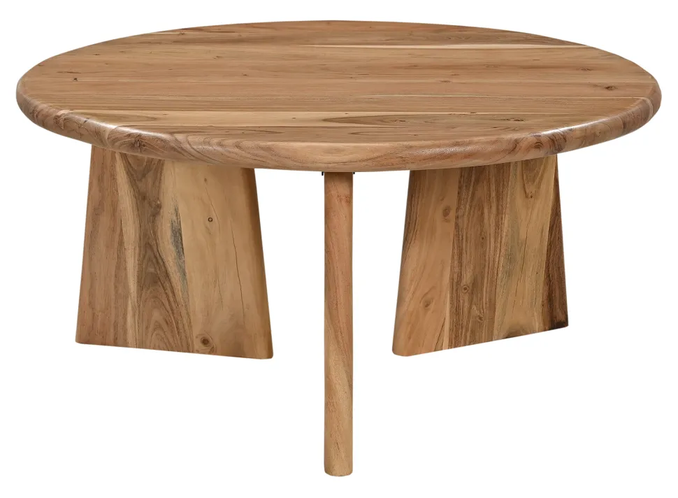 Ronde Salontafel Sequia Acaciahout, 90cm