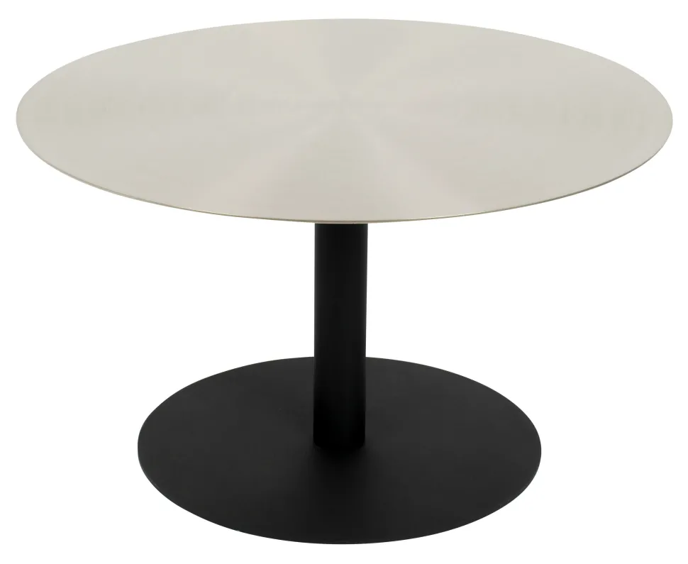 Ronde Salontafel Snow Staal, 60cm