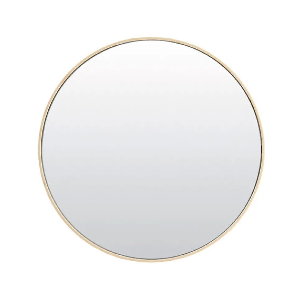 Ronde Spiegel Espejo 50cm, kleur Crème