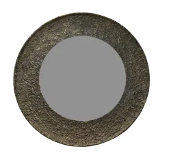 Ronde Spiegel Jamel 86cm, kleur Brons