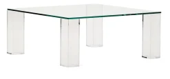 Salontafel Adularia Glas, kleur Transparant