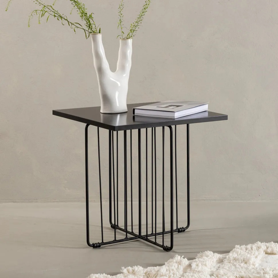 Salontafel Ashlynn MDF, kleur Zwart