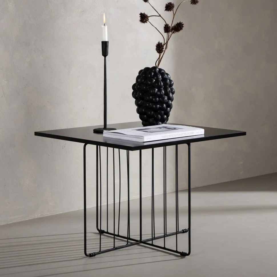 Salontafel Ashlynn MDF, kleur Zwart