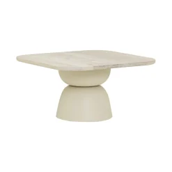 Salontafel Barza Mangohout, 80 x 80cm