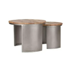 Salontafel Bunch, Set van 2, kleur Grijs