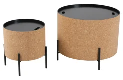 Salontafel Carlyle Kurk, Set van 2 stuks