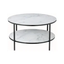 Salontafel Daisy Marmerlook, 80cm