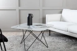 Salontafel Dominique Marmerlook, 80 x 80cm