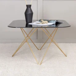 Salontafel Dominique Marmerlook, 80 x 80cm