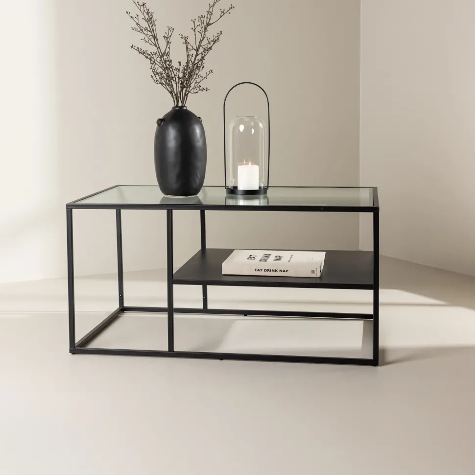 Salontafel Donovin 90 x 60cm, kleur Zwart