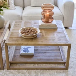 Salontafel Fraser Island Eikenhout, 90 x 90cm