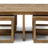Salontafel Harbour Island Eikenhout, Set van 5 stuks
