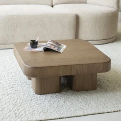 Salontafel Harmonie Eiken, 80 x 80cm