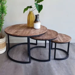 Salontafel Jerrel Set van 3 stuks