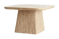 Salontafel Kepami Travertin, 60 x 60cm, kleur Zand