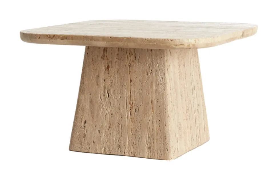 Salontafel Kepami Travertin, 60 x 60cm, kleur Zand
