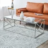Salontafel Mischa 120 x 60cm, kleur zilver