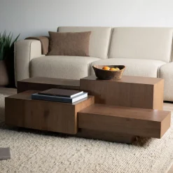 Salontafel Quinten Eiken, kleur Bruin