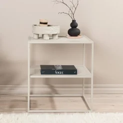 Salontafel Verity 55 x 55cm, kleur Beige