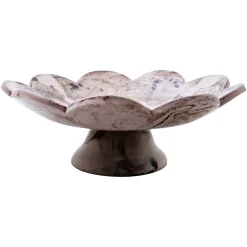 Schaal Peony 31cm, kleur Chocolat Brown