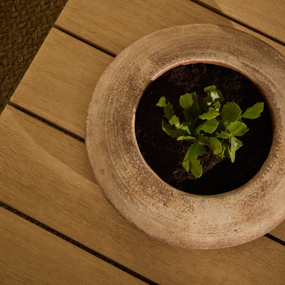 Schaal Rivor Terracotta