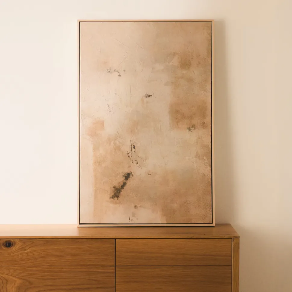 Schilderij Silpa 60 x 90cm, kleur Beige