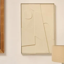 Schilderij Talin 60 x 90cm, kleur Beige