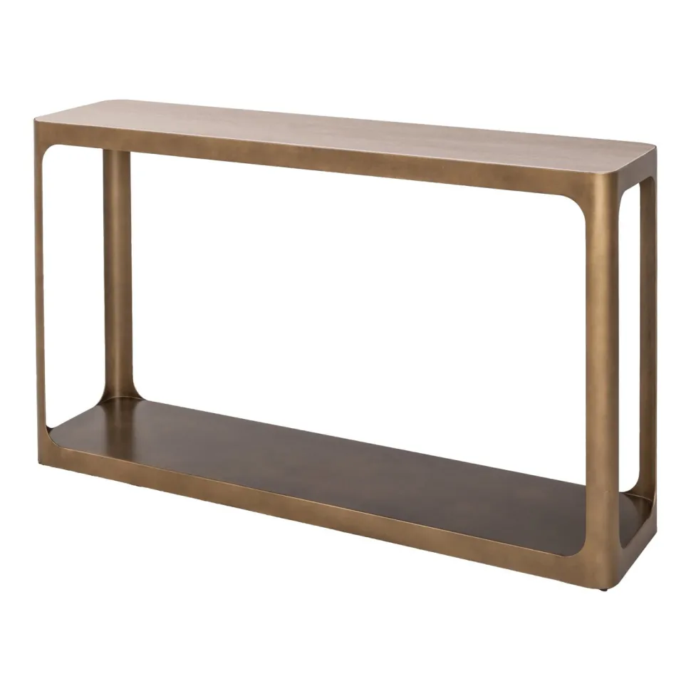 Sidetable Claridge Keramiek/Glas en ijzer, 140cm