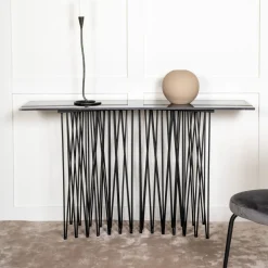 Sidetable Danni Marmerlook, 130cm