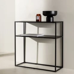Sidetable Jovani 80cm, kleur Zwart
