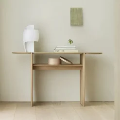 Sidetable PI Geolied Eikenhout, 130cm, kleur Naturel