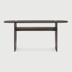 Sidetable PI Gevernist Mahoniehout, kleur Donkerbruin