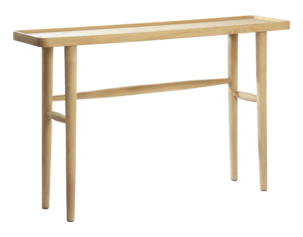 Sidetable Qiano Mangohout, kleur Naturel