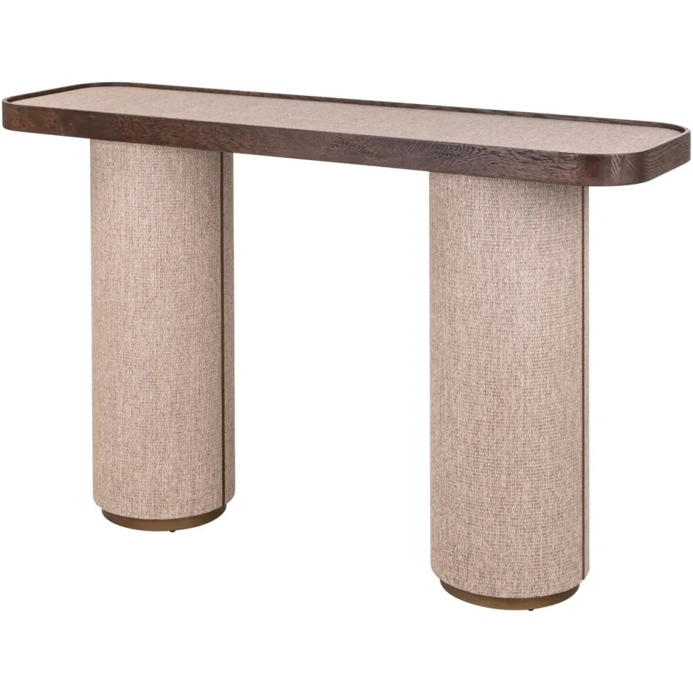Sidetable Willox Linnen en eiken, 140cm