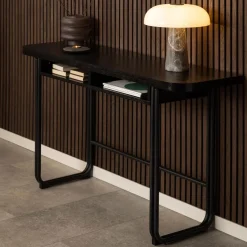 Sidetable/Eettafel Jaja 140 x 40/80cm, kleur Zwart