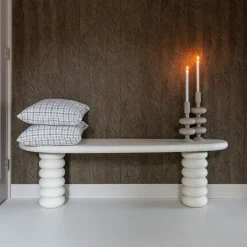 Sidetable/TV-meubel Bloomstone Organisch 170cm, kleur Wit