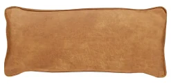 Sierkussen Bean 30 x 70cm, Recycle leer