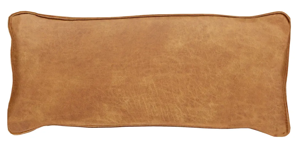 Sierkussen Bean 30 x 70cm, Recycle leer