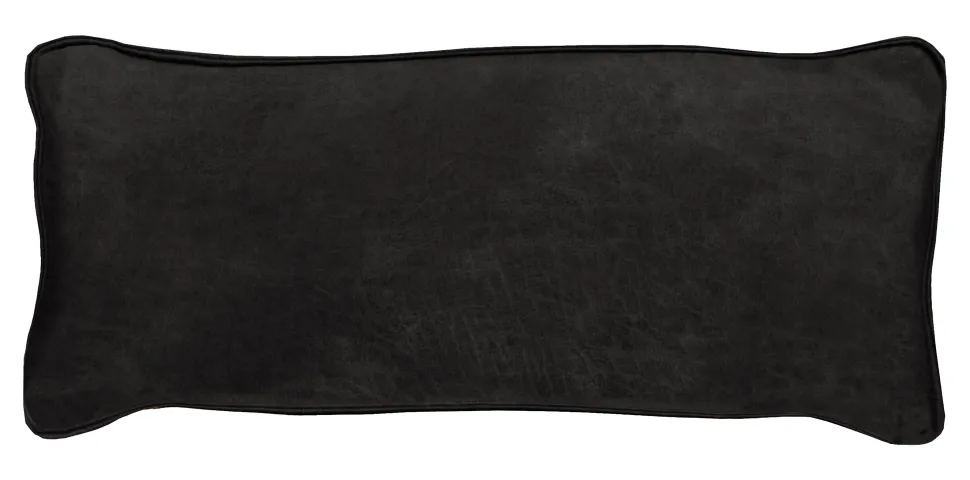 Sierkussen Bean 30 x 70cm, Recycle leer