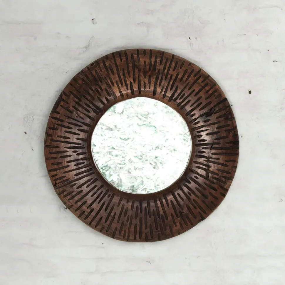 Spiegel Cosmos Teakhout, 60cm