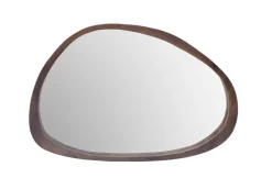 Spiegel Jaira Mangohout, 80 x 120cm, kleur Walnoot