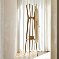 Staande Kapstok PI Hout, 184cm hoog