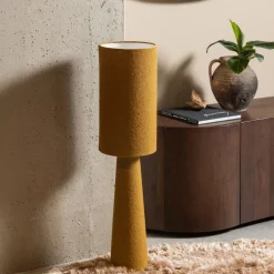 Tafellamp / Vloerlamp Loft Bouclé, kleur Tapenade