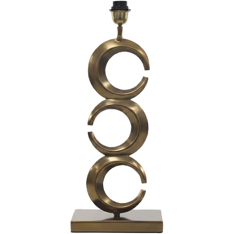 Tafellamp Amina 65cm, kleur Brass Antique