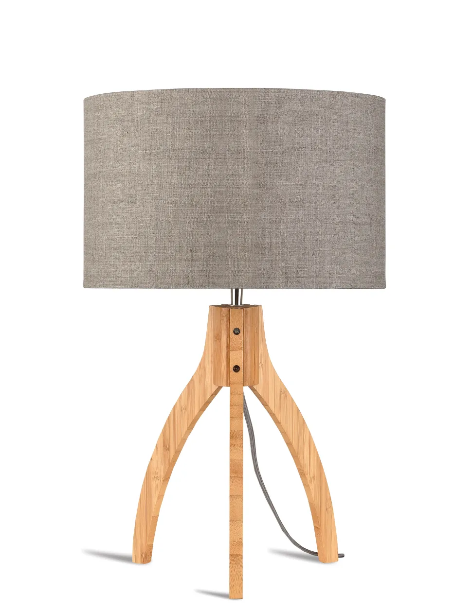 Tafellamp Annapurna Bamboe en Eco linnen