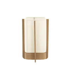 Tafellamp Aterlier Linnen en houtlook