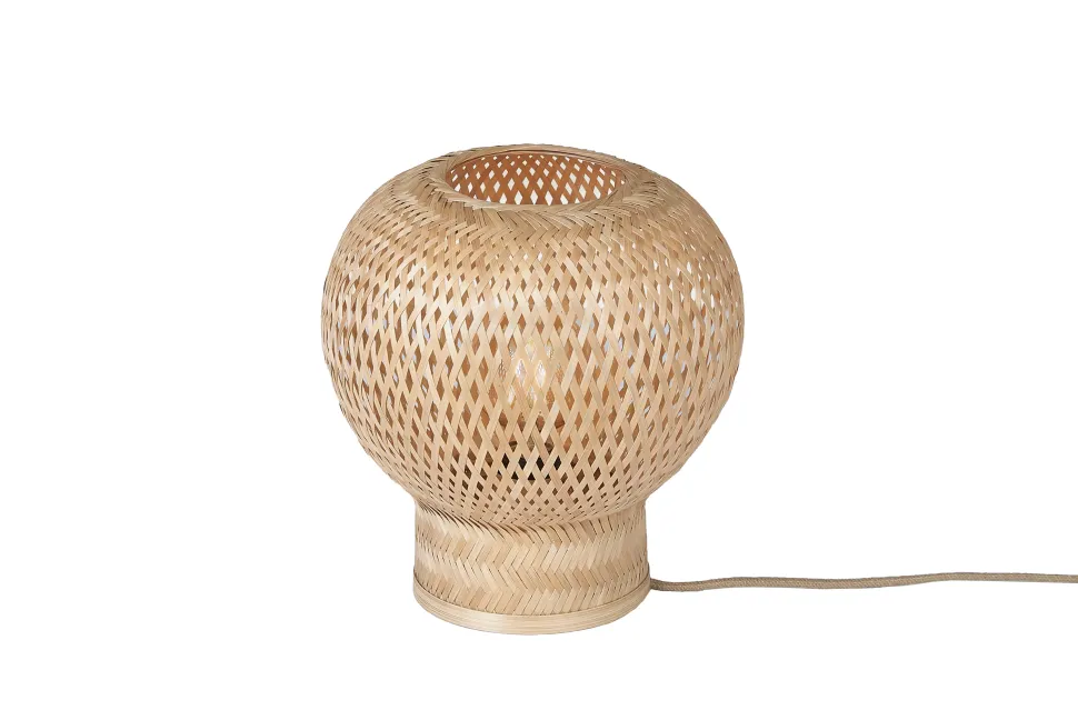 Tafellamp Barbados Bamboe, 27cm