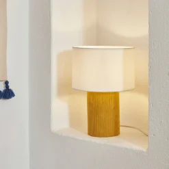 Tafellamp Bianella Rib Velvet