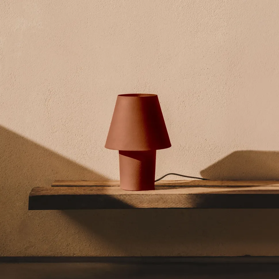 Tafellamp Canapost Terracotta look, 30cm hoog