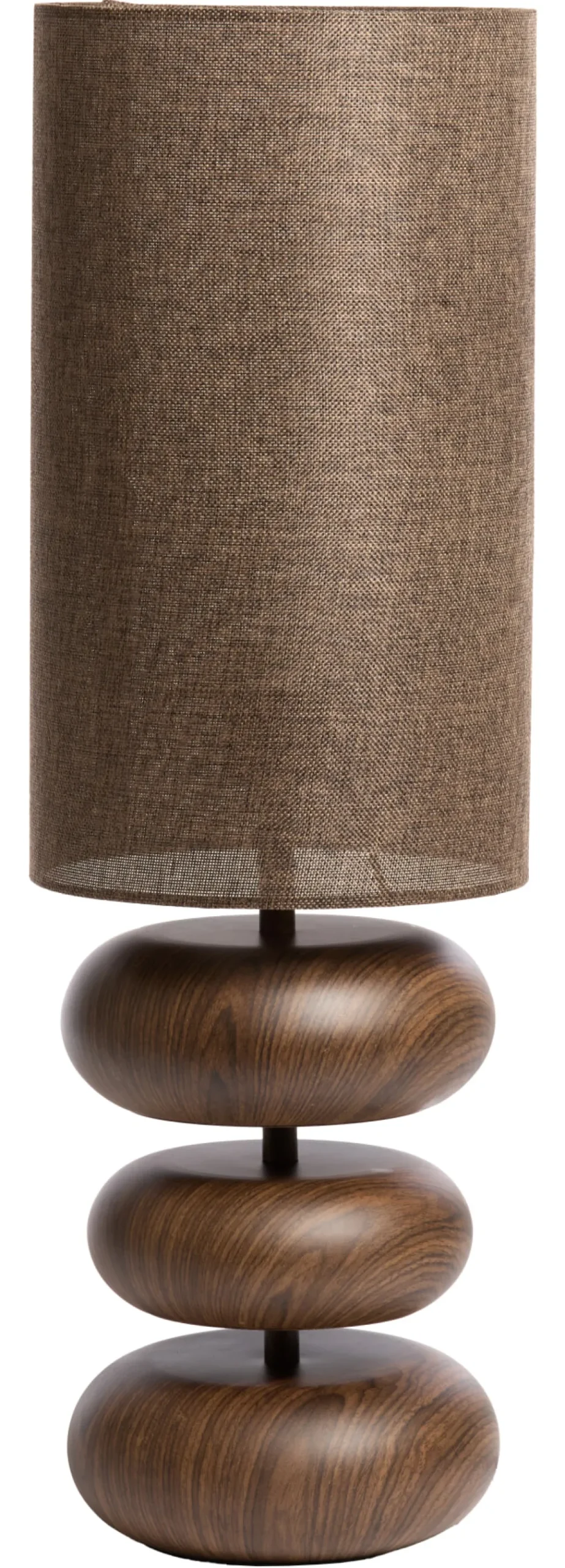 Tafellamp Danialo kleur Donkerbruin